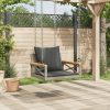 vidaXL szürke polyrattan hintapad párnákkal 63 x 62 x 40 cm