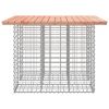 vidaXL tömör duglászfenyő gabion kerti pad 100x102x72 cm